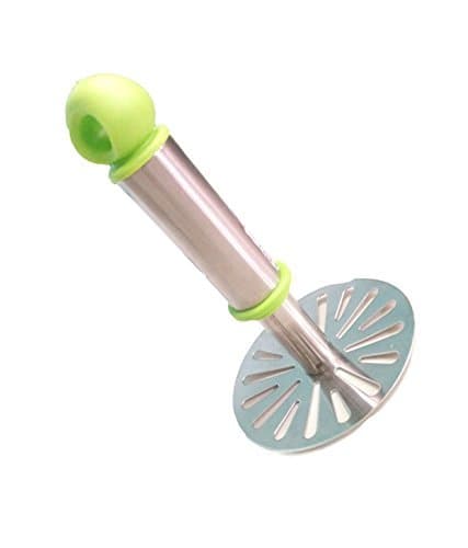 GANESH Stainless Steel Potato Crusher Vegetable Smasher Pav Bhaji Masher