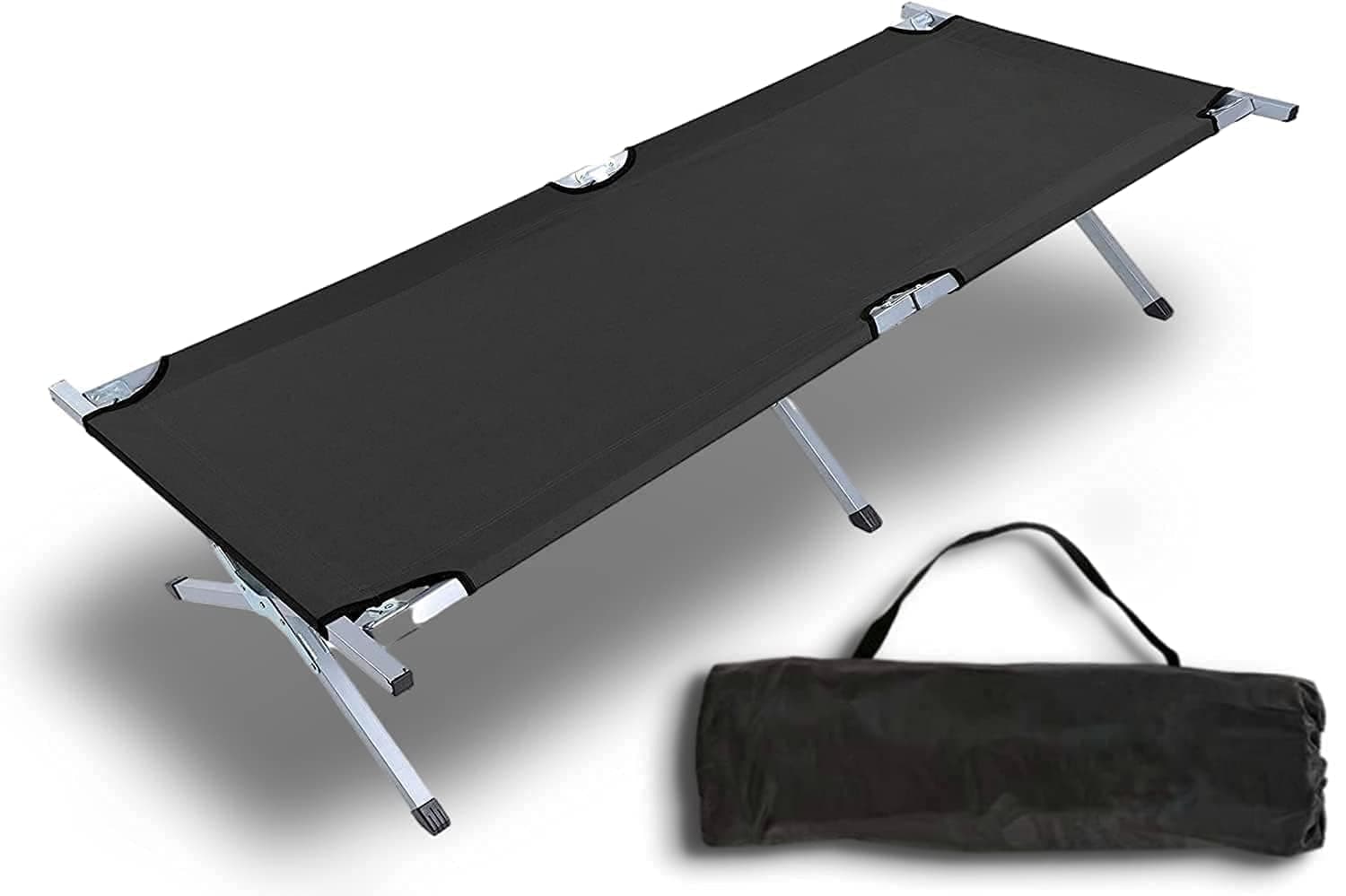 Heavy Duty Lightweight Folding Camping Cot Bed | Portable Beach Bed Cot, for Home, Office, Lawn, Picnic, Camping, Travel