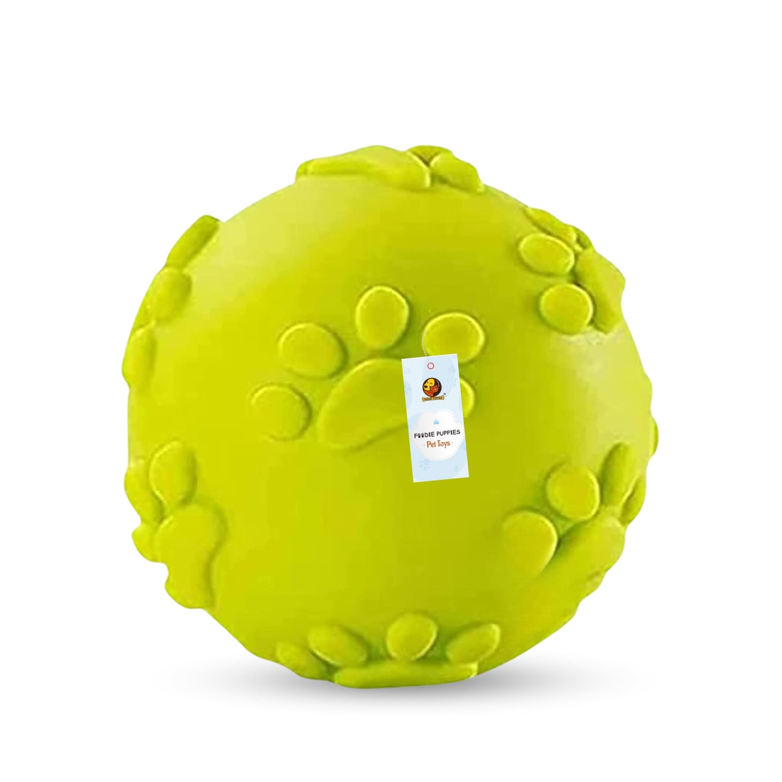 Foodie Puppies Latex Rubber Squeaky Dog Chew Ball Toy - (Claw Ball, Small) Durable and Safe Fetch Teething Dog Toy for Puppies and Small to Medium Dogs, Paw Design Helps to Clean Teeth (Diameter, 6cm) Online at Low Prices in India
