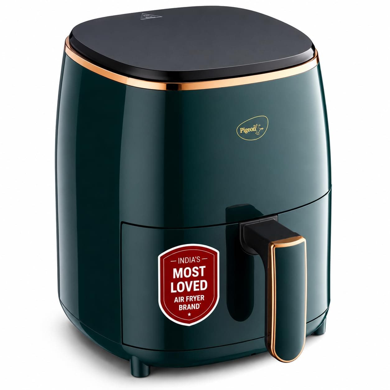 Pigeon Healthifry Digital Air Fryer, 360° High Speed Air Circulation Technology 1200 W with Non-Stick 4.2 L Basket