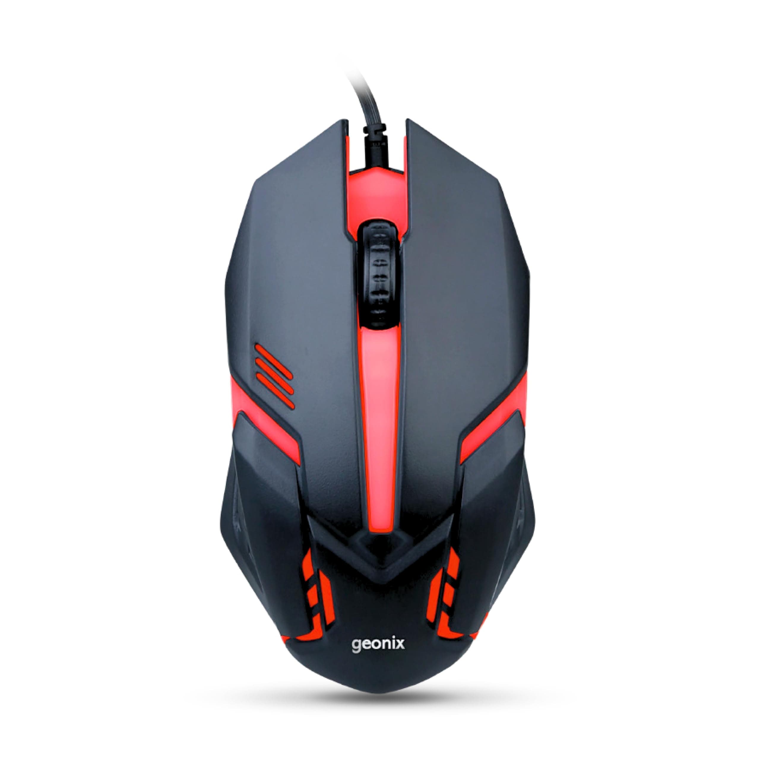 Amazon.in: Buy GEONIX Vigor R7 Wired Gaming Mouse with 1200 DPI, PVC Cable, 3 Buttons, Center Click, 1 Year Warranty (Black Red) Online at Low Prices in India | GEONIX Reviews & Ratings