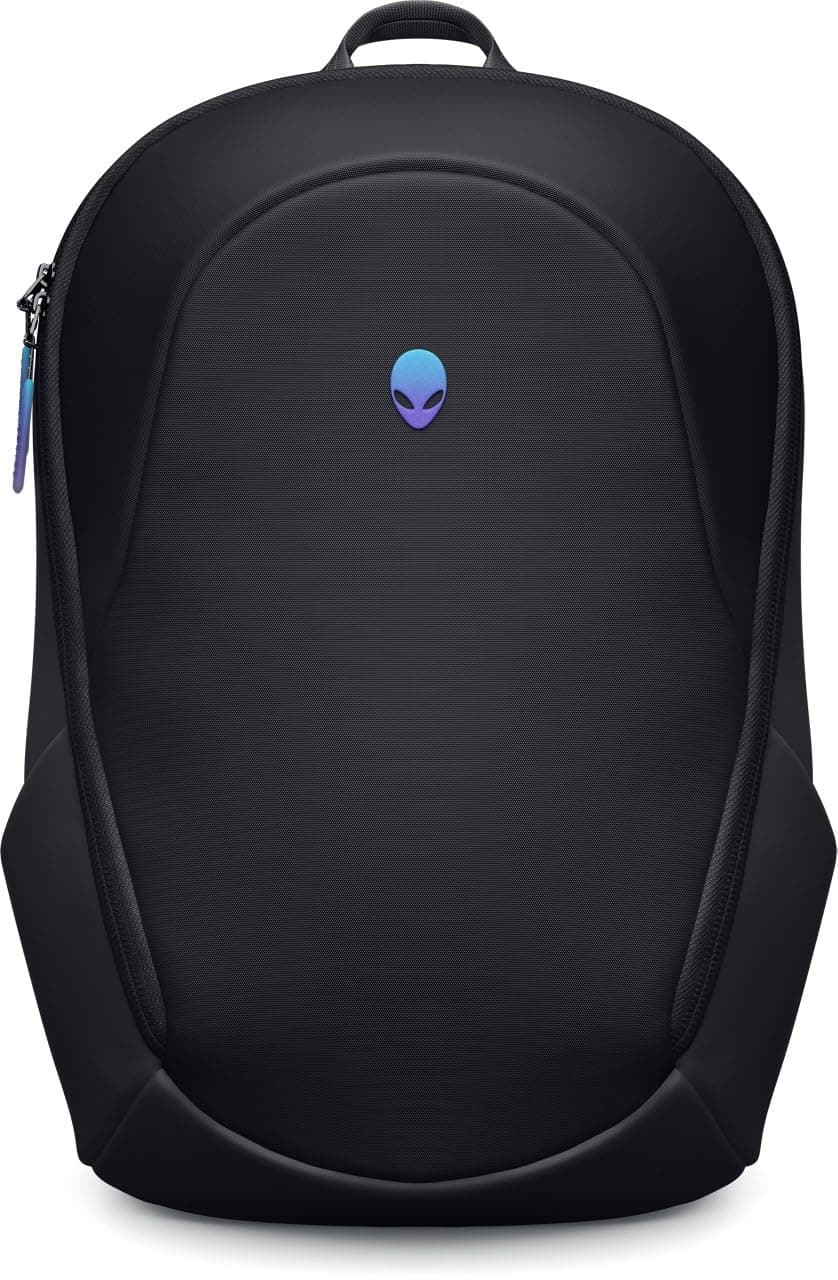 Dell Alienware AW5625P Backpack | Fits 17" Gaming Laptop | Weather‑Resistant Durable Build | Ergonomic Padded Straps | Multi‑Compartment Spacious Storage | Premium Gaming & Travel Backpack | Magnetic Pocket Organizers, RFID Secure Compartment, Weatherproof, 3D Iridescent Reflective Alienware Logo, Black