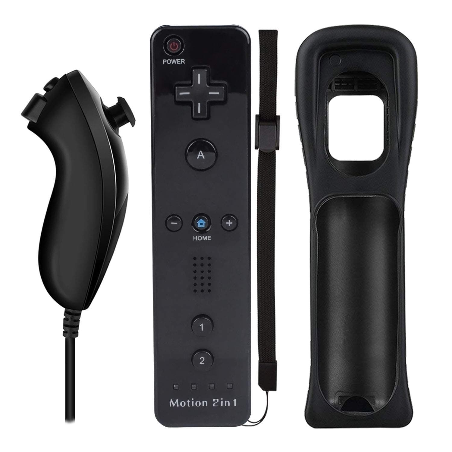 New World Wii Remote Motion Plus With Nunchuk (Black) for Wii Console Online at Low Prices in India | New World Video Games