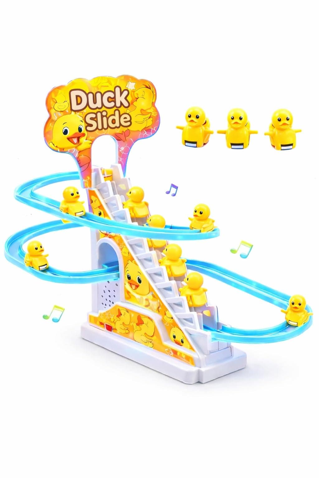 TEC TAVAKKAL Slide Toy Race Duck Track Set