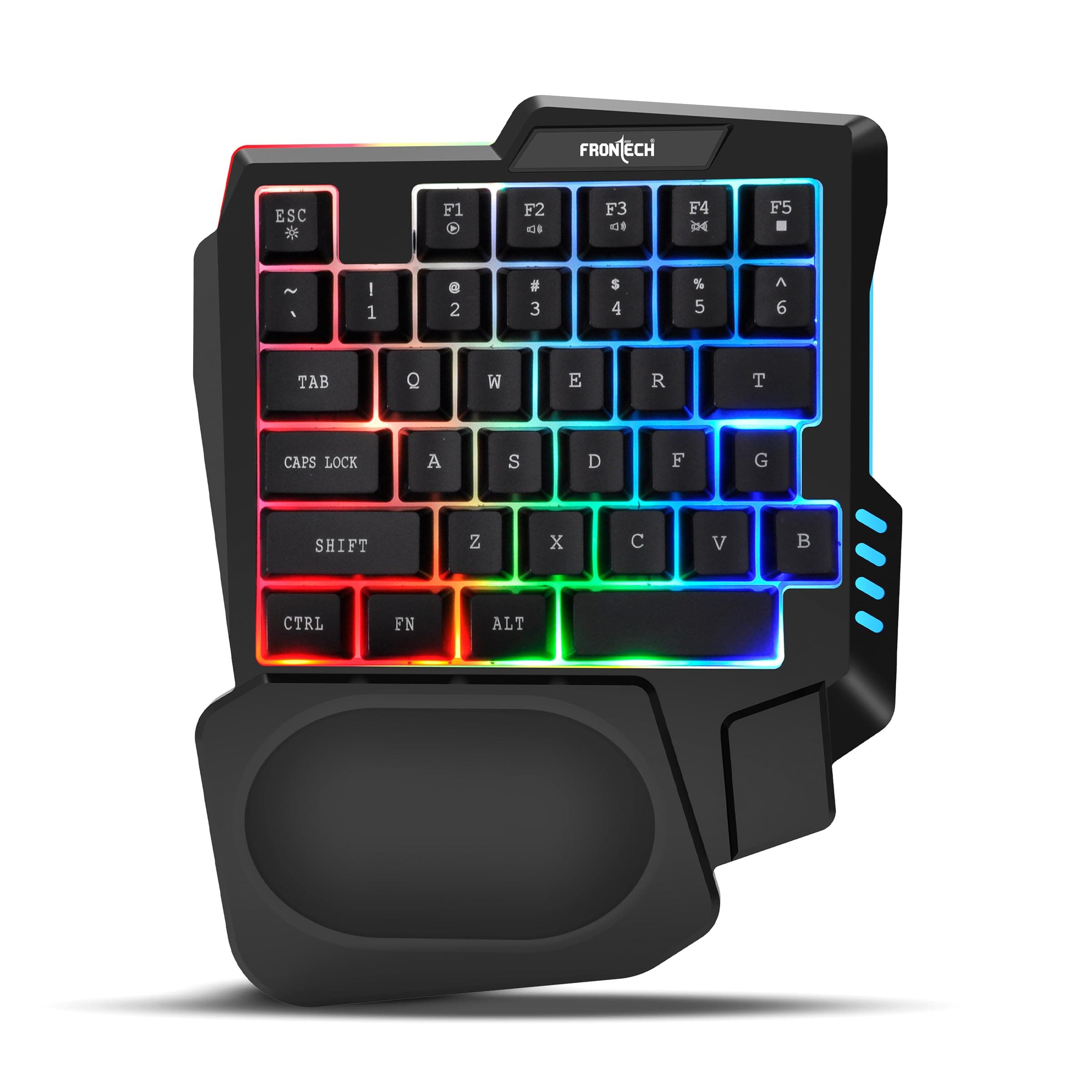 Amazon.in: Buy FRONTECH KB-0008P Dragon Fox Rainbow Backlit Gaming Keyboard | 35 Anti-Ghosting & Mechanical Keys | USB Wired Compact Keyboard for PC & Laptop | Windows Compatible | Plug & Play Online at Low Prices in India | FRONTECH Reviews & Ratings