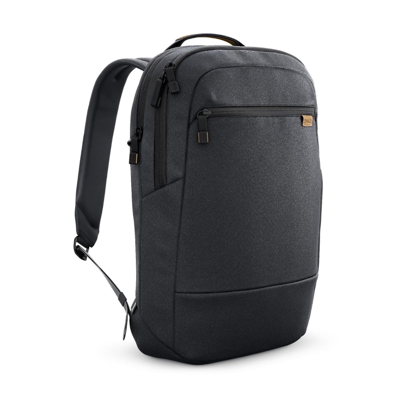 Dell Pro 14-16 Inch Premium EcoLoop Slim Backpack – CP7625S, Lightweight, Durable, Eco-Friendly, Water-Resistant, Side Pocket, Padded Shoulder Strap, Magnetic, Zippered Pocket | 18L Capacity, Black
