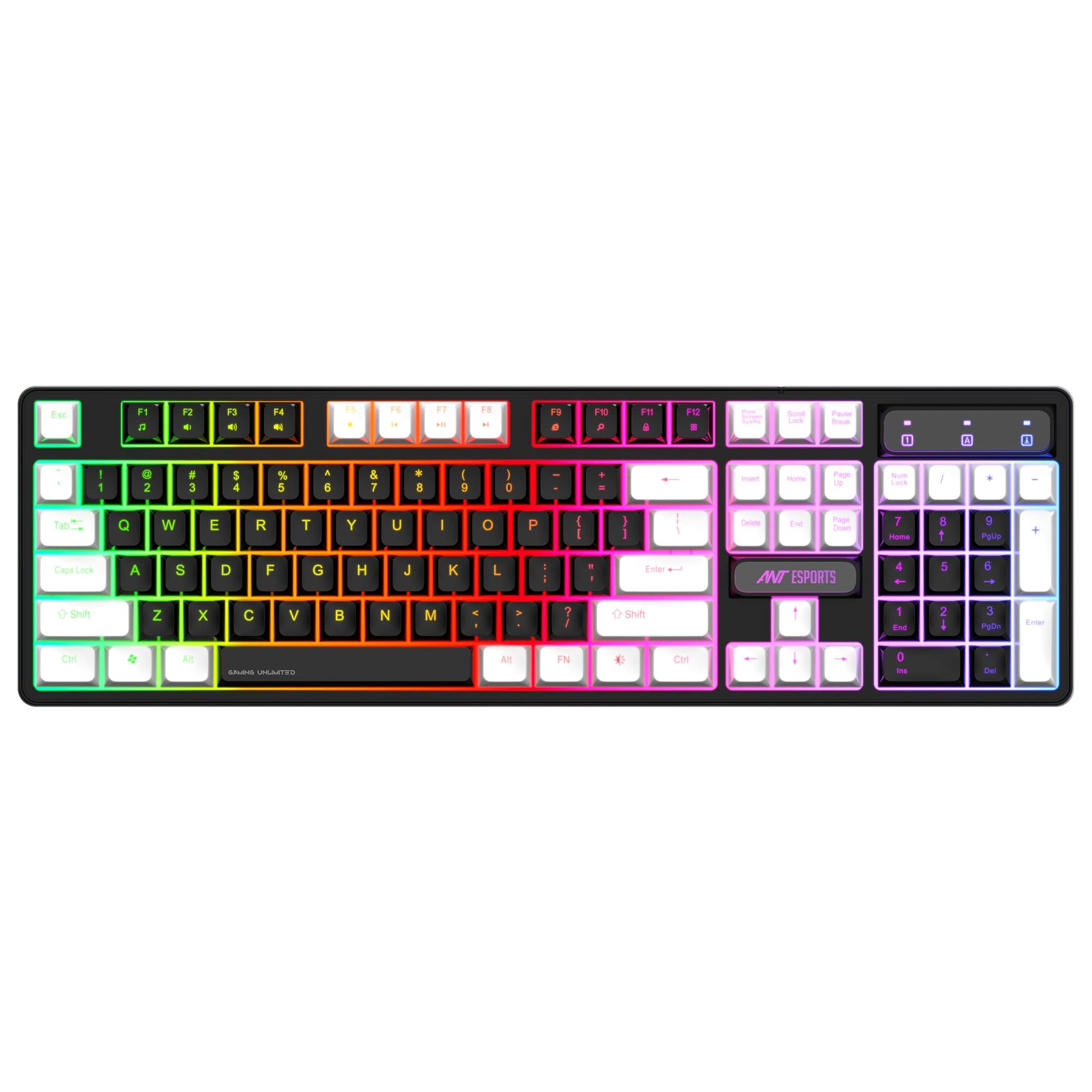 Amazon.in: Buy Ant Esports KM1400 Pro Backlit Membrane Gaming Keyboard Online at Low Prices in India | Ant Esports Reviews & Ratings
