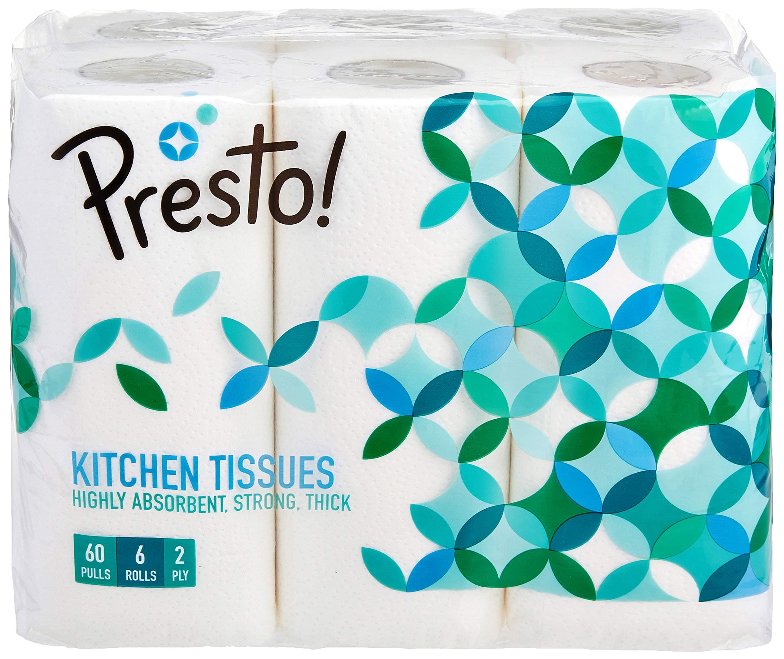 Presto! 2 Ply Kitchen Tissue Rolls